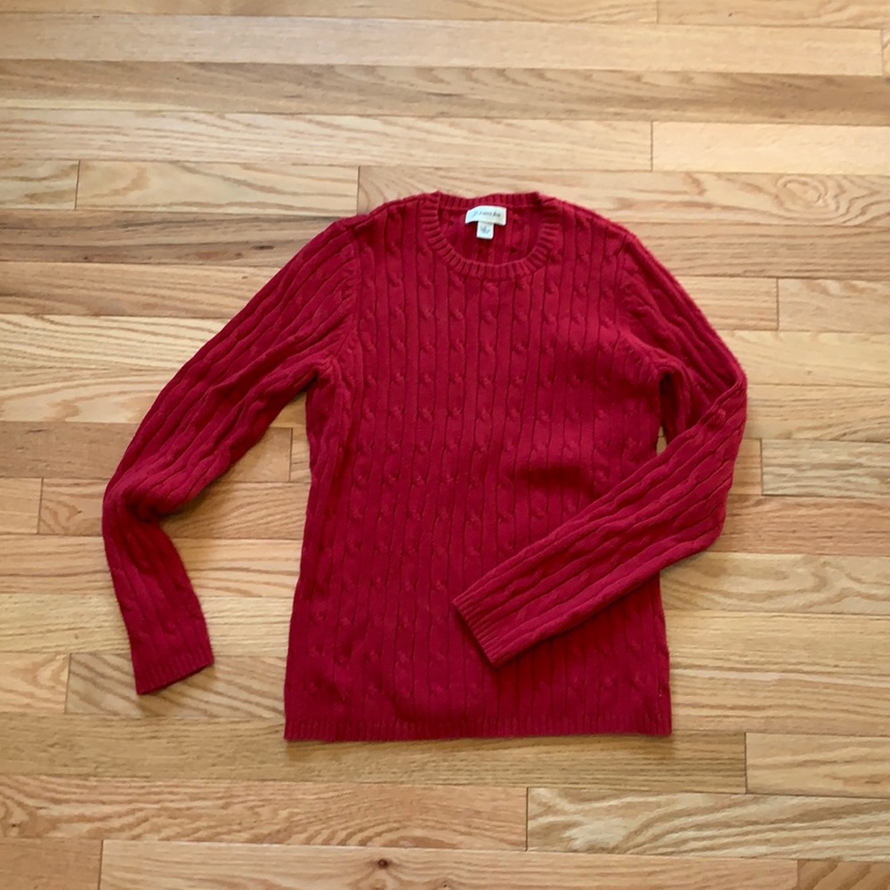 Christmas. Fall. Winter. Red. Cable knit.